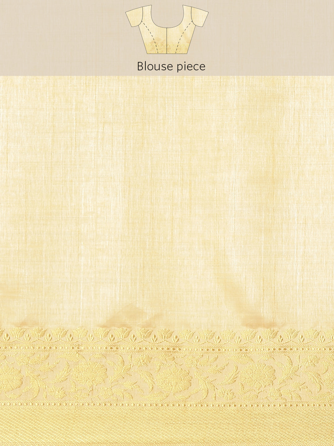 Plain Art Handloom Saree with  Zari Border