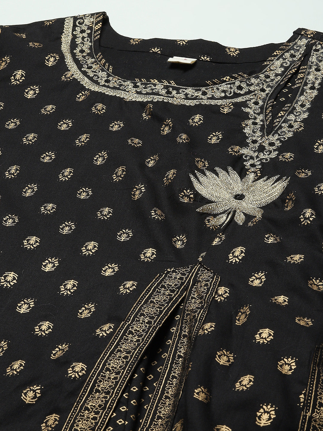 Embroidered Cotton Anarkali Kurta