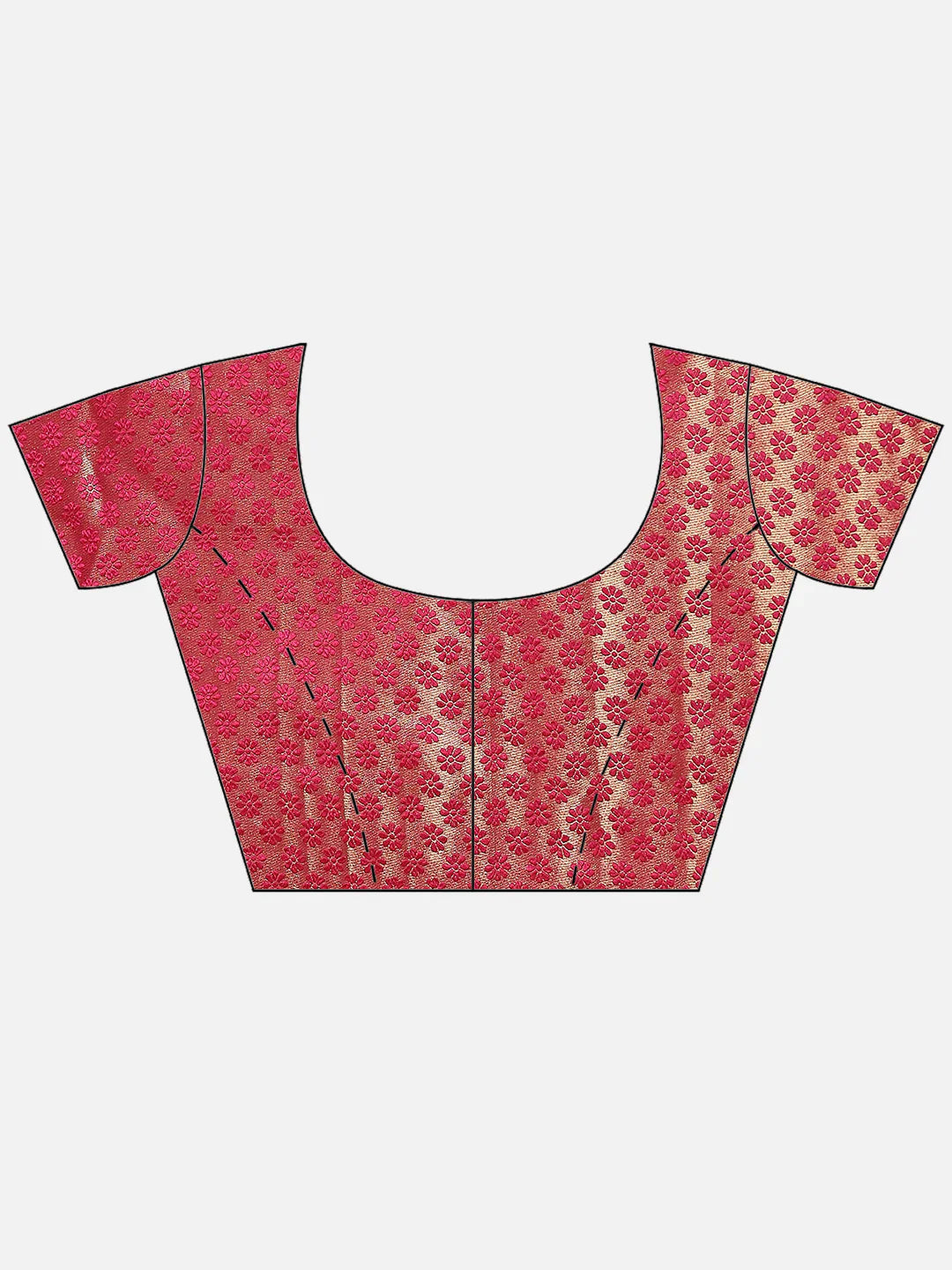 Plain Zari Border Handloom Woven Saree
