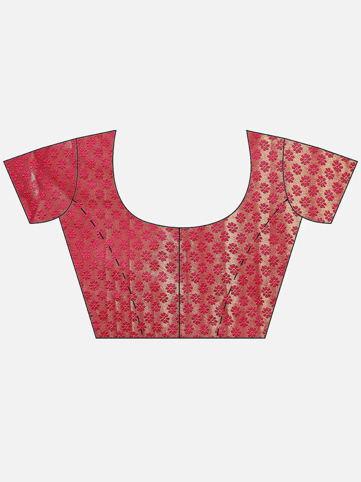 Plain Zari Border Handloom Woven Saree