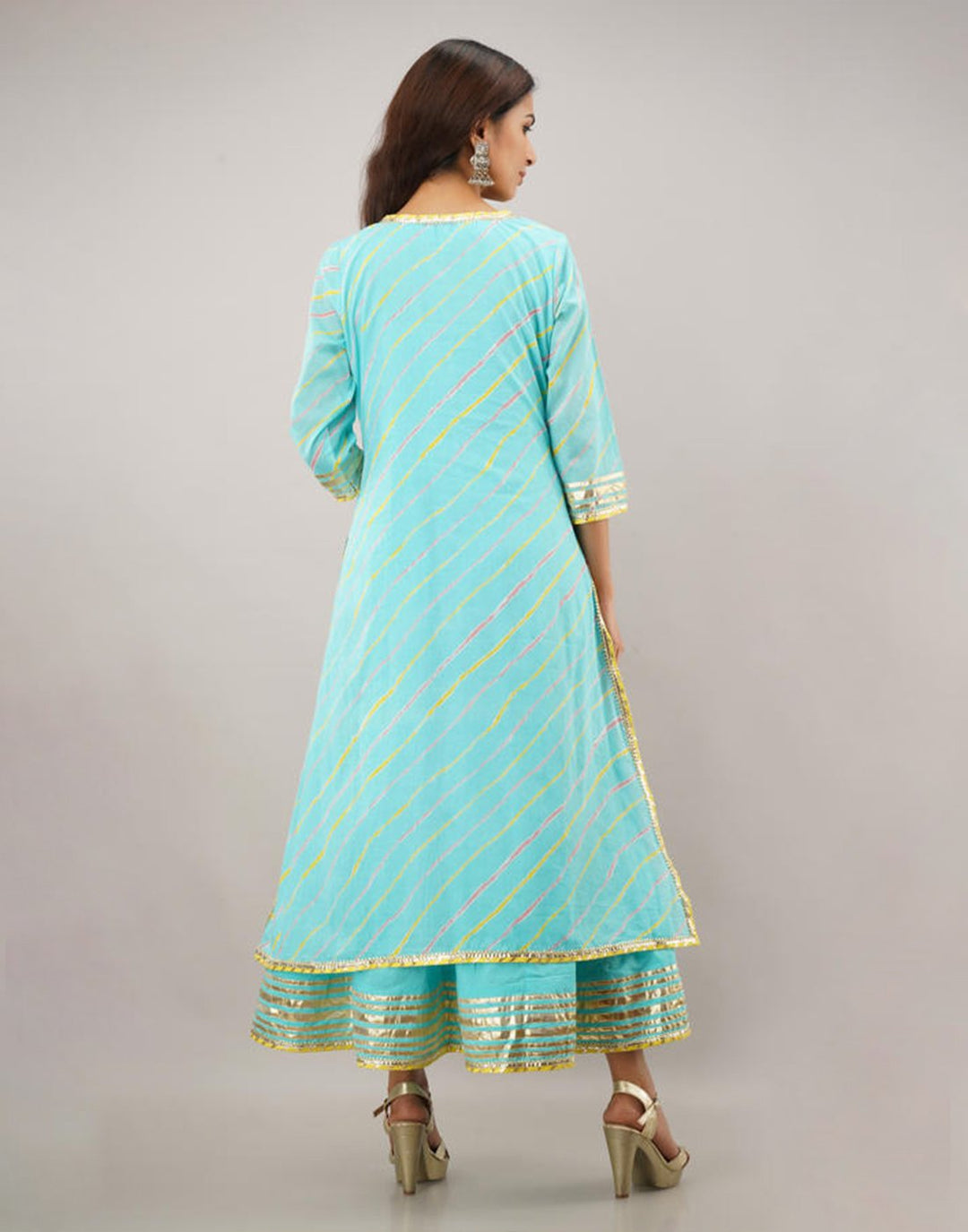 Printed Cotton Anarkali Kurti