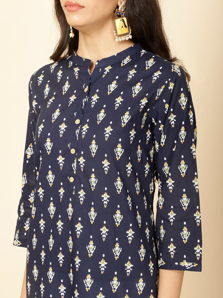 Printed Cotton Kurta