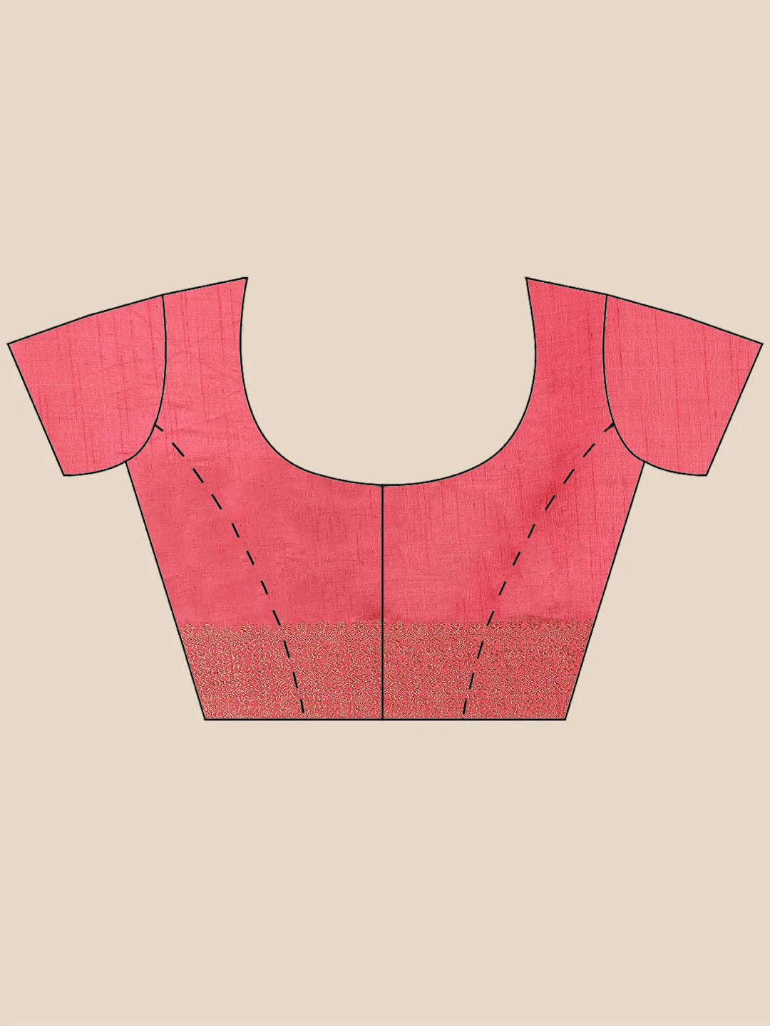 Zari Border Booti Handloom Woven Saree