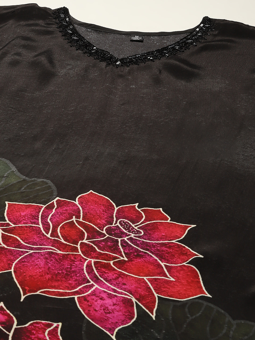 Printed Crepe Kurta With Pants