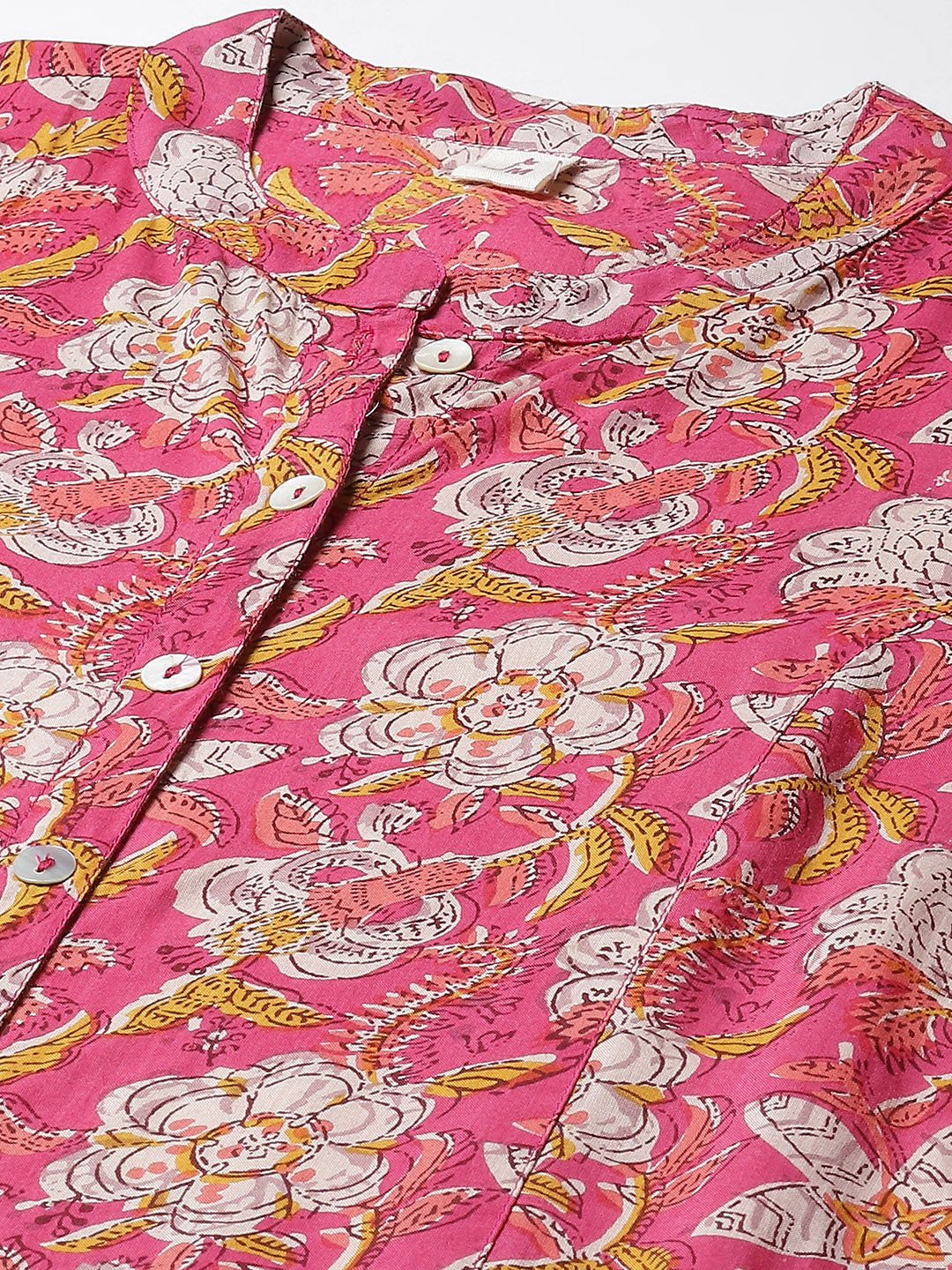 Floral Printed Cotton Kurta