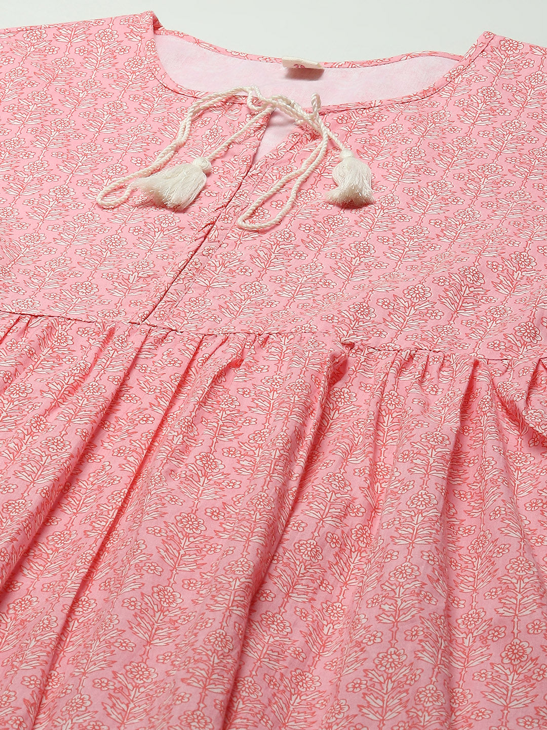 Solid Cotton Anarkali Kurta