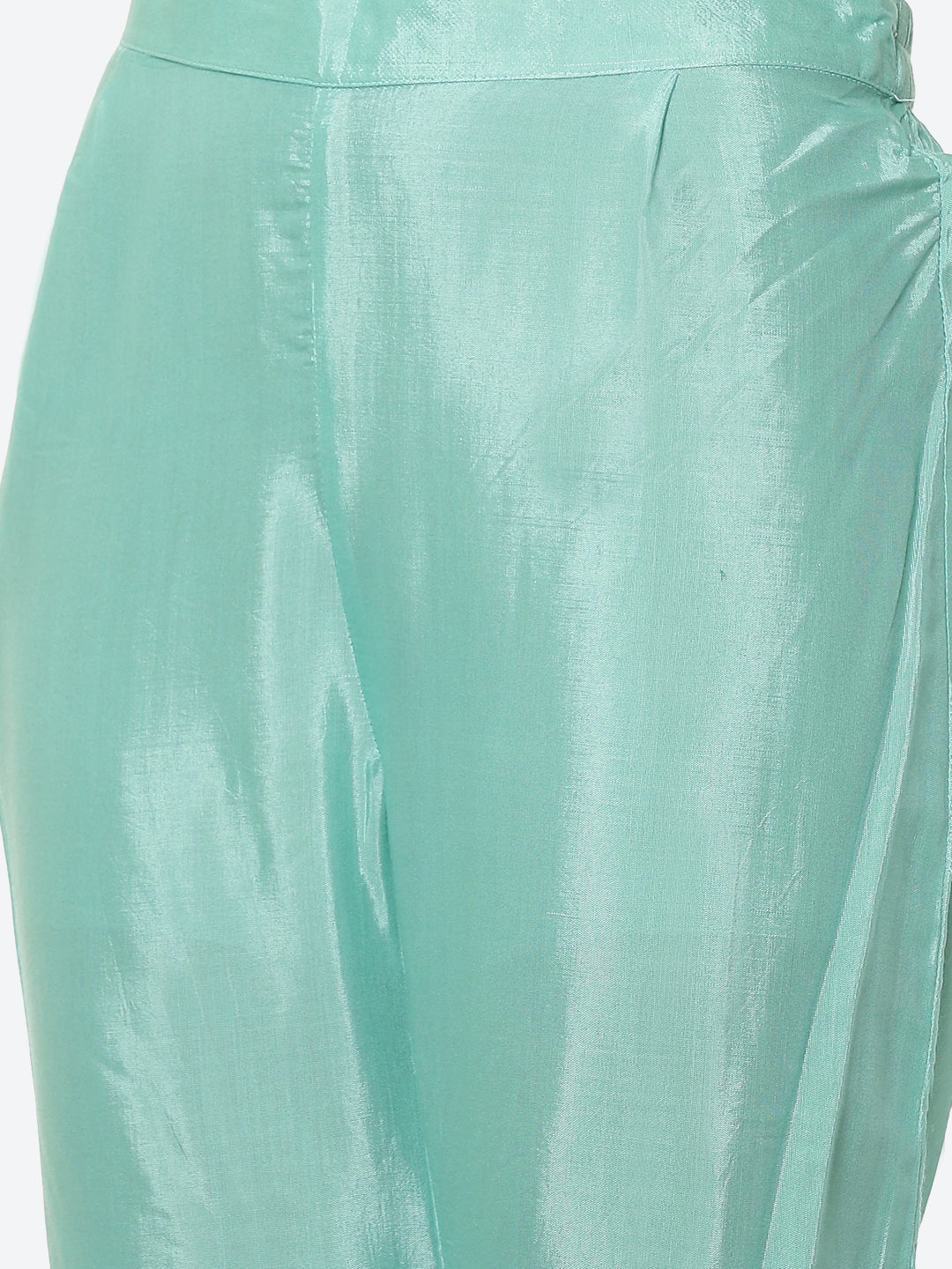 Resham Booti Organza Kurta With Pant &amp; Dupatta