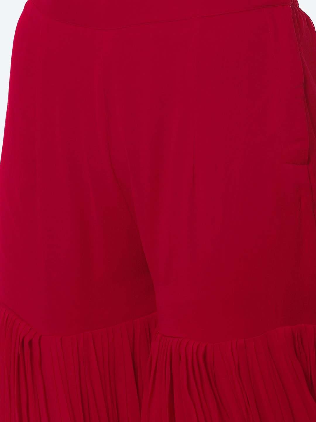 Zari Zaal Embroidered Georgette Kurti With Sharara &amp; Dupatta