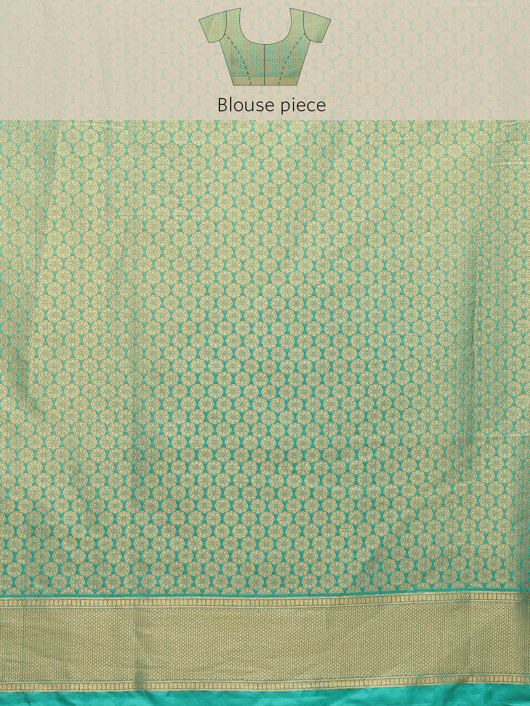 Brocade Zari Jaal Art Handloom Woven Saree