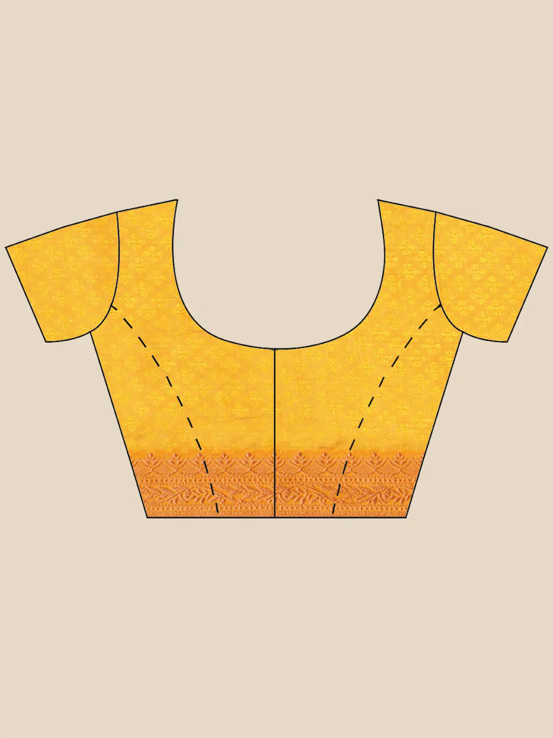 Zari Border Booti Handloom Woven Saree