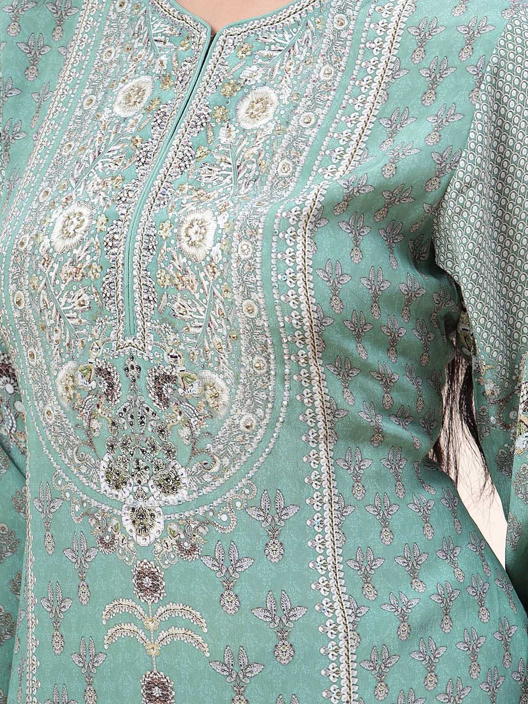 Digital Printed Crepe Kurta