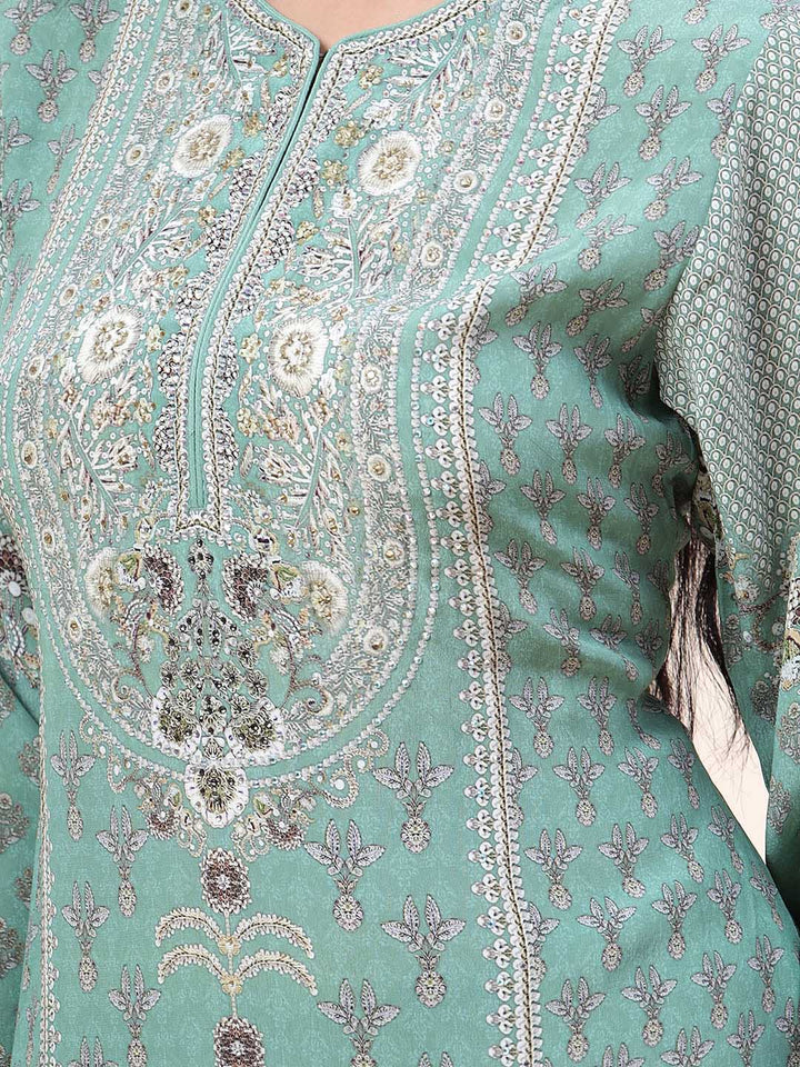 Digital Printed Crepe Kurta