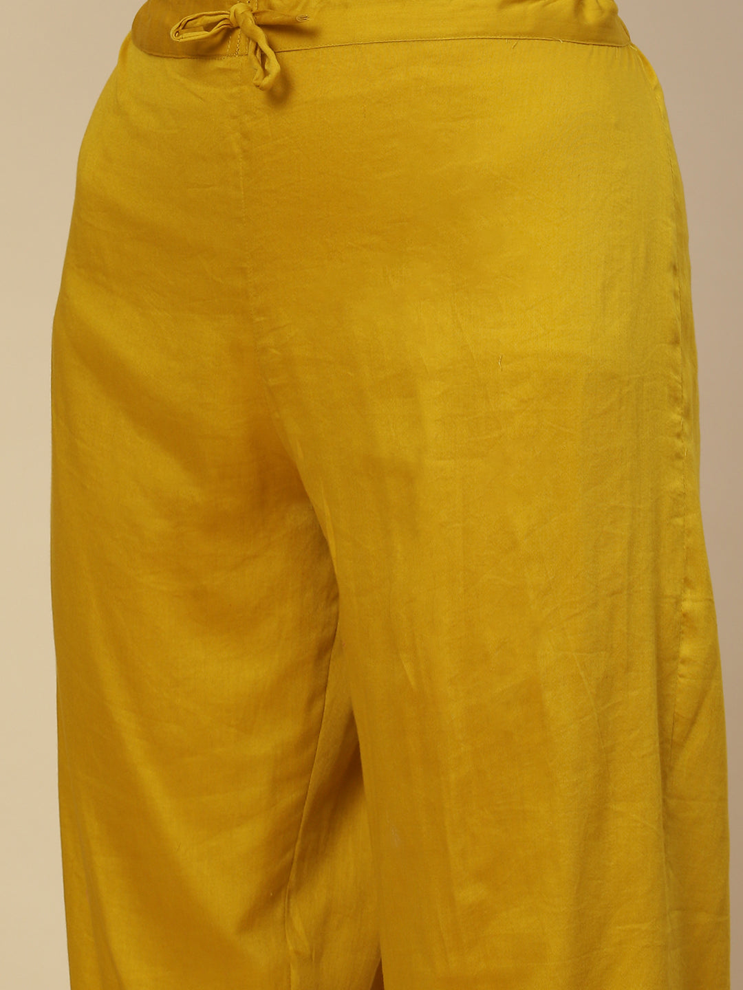 Resham Booti Satin Kurta With Pants &amp; Dupatta