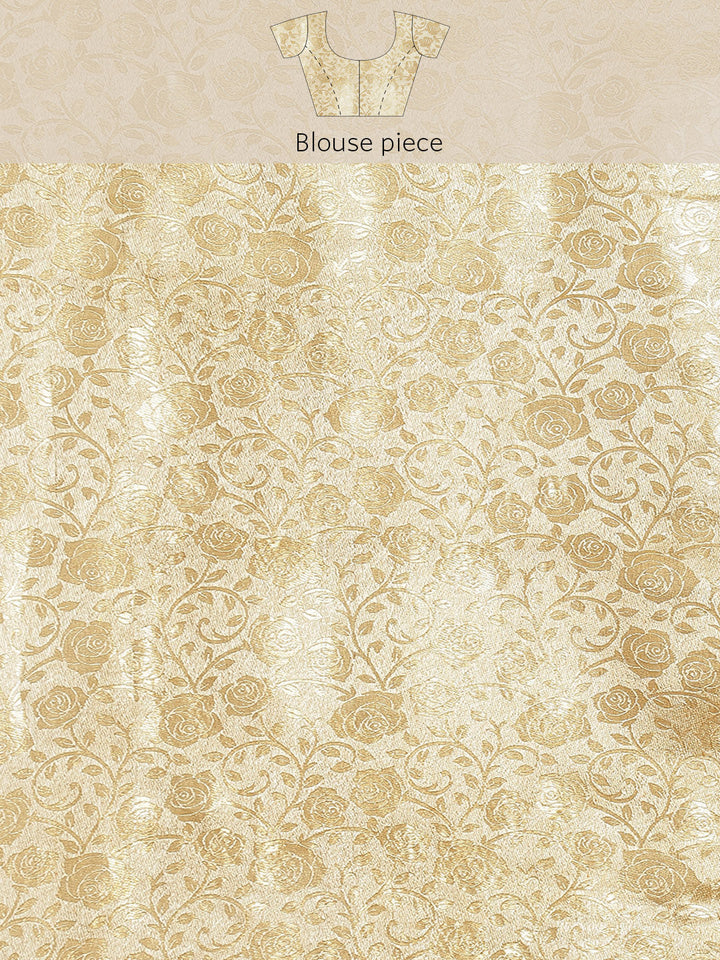 Plain Zari Border Art Handloom Woven Saree