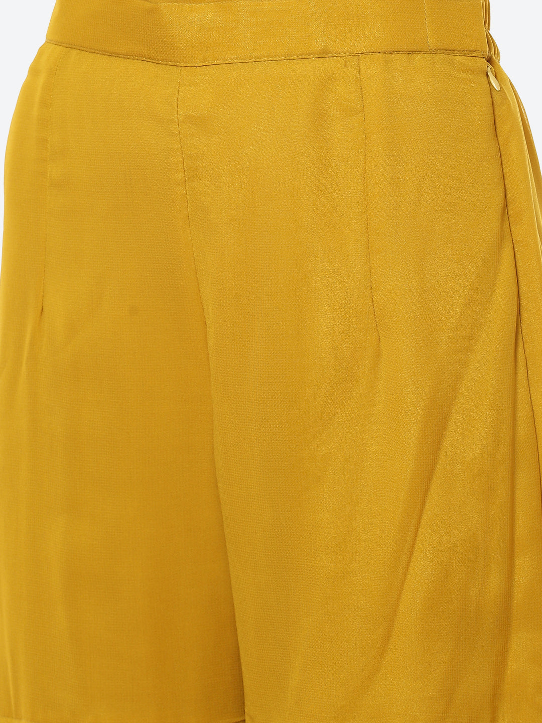 Resham Sequin Booti Georgette kurti With Garara &amp; Dupatta