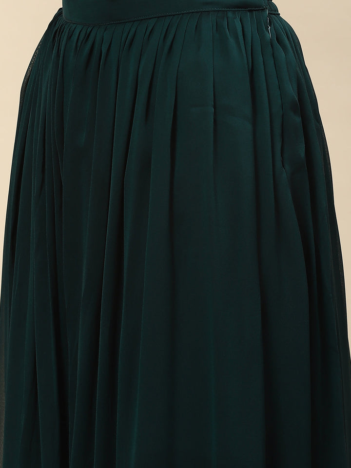 Resham Zari Embroidered Handloom Kurta With Palazzo &amp; Dupatta