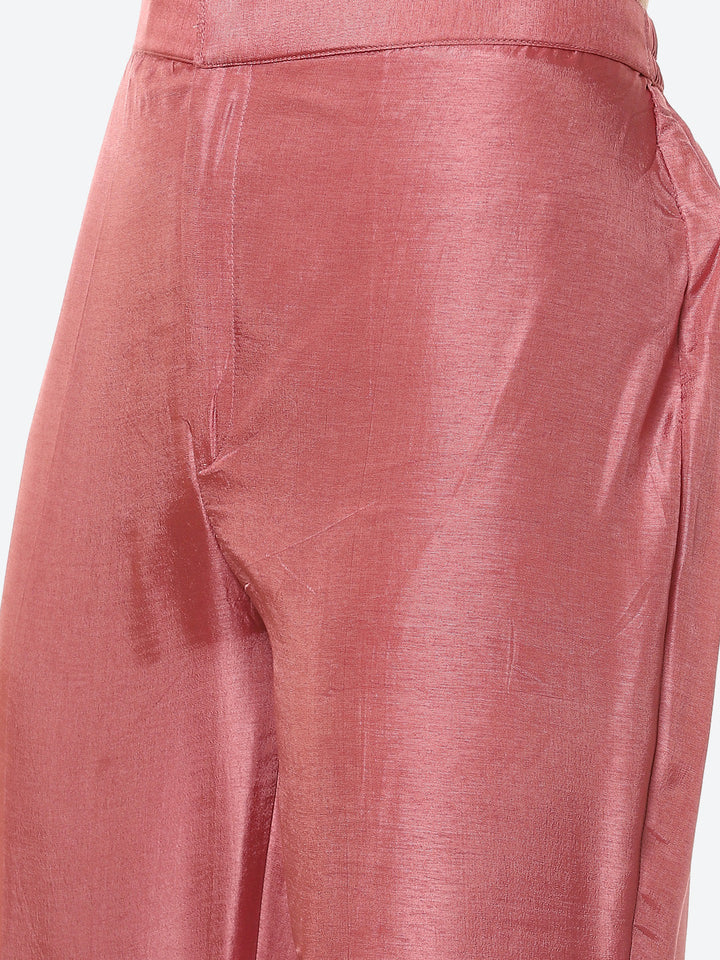 Floral Zari Jaal Handloom Kurta With Pants &amp; Dupatta