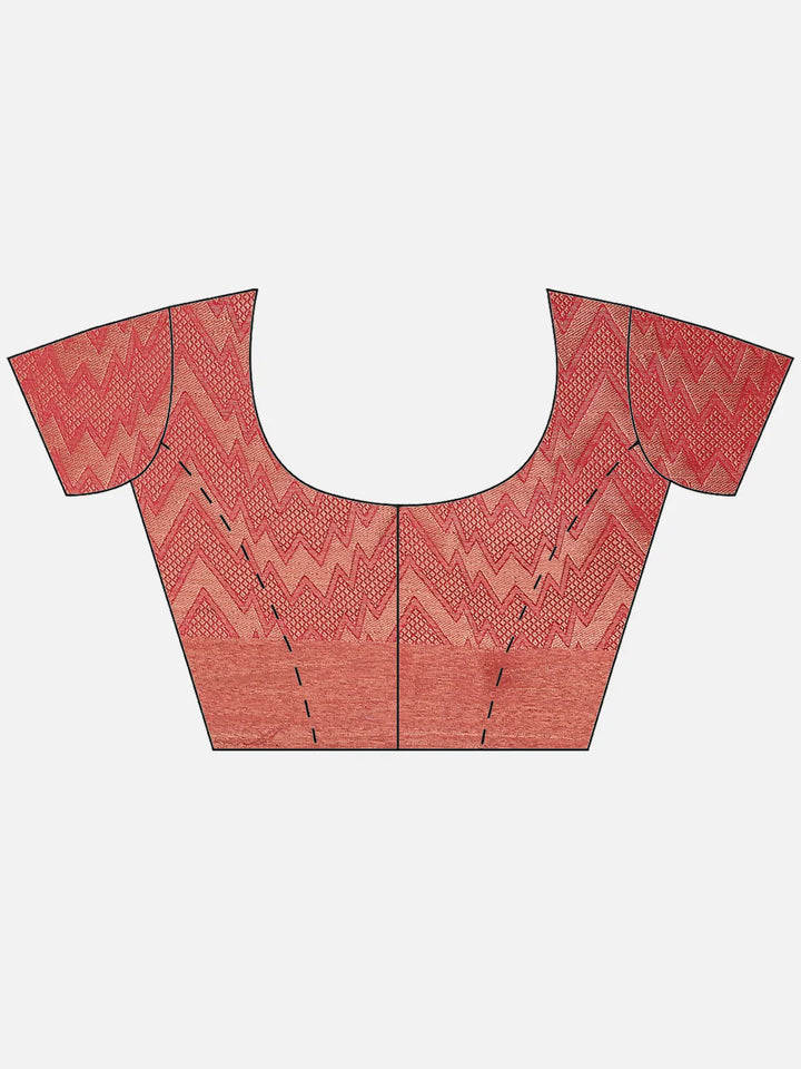 Brocade Zari Jaal Handloom Woven Saree
