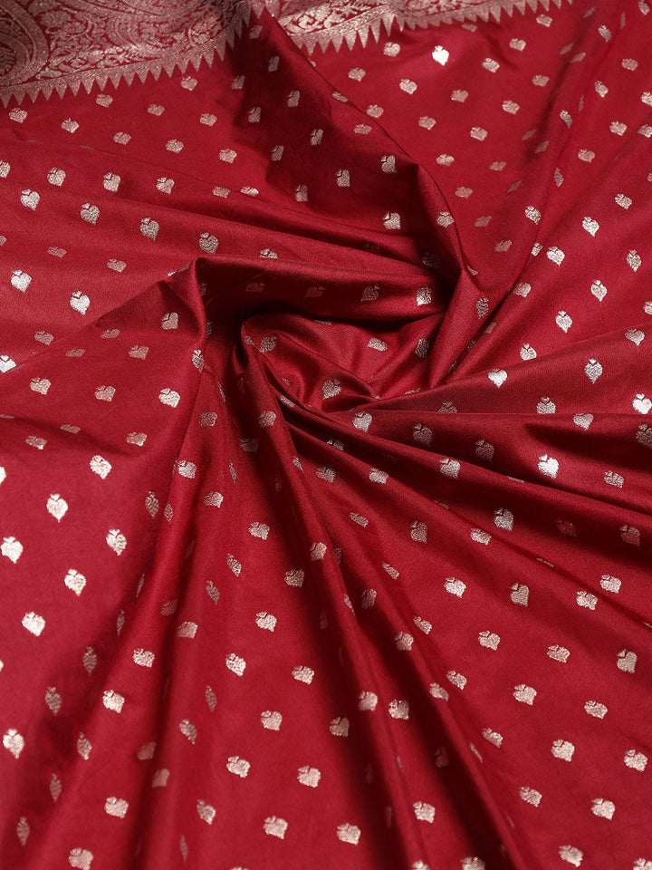 Zari Jaal Art Silk Woven Saree