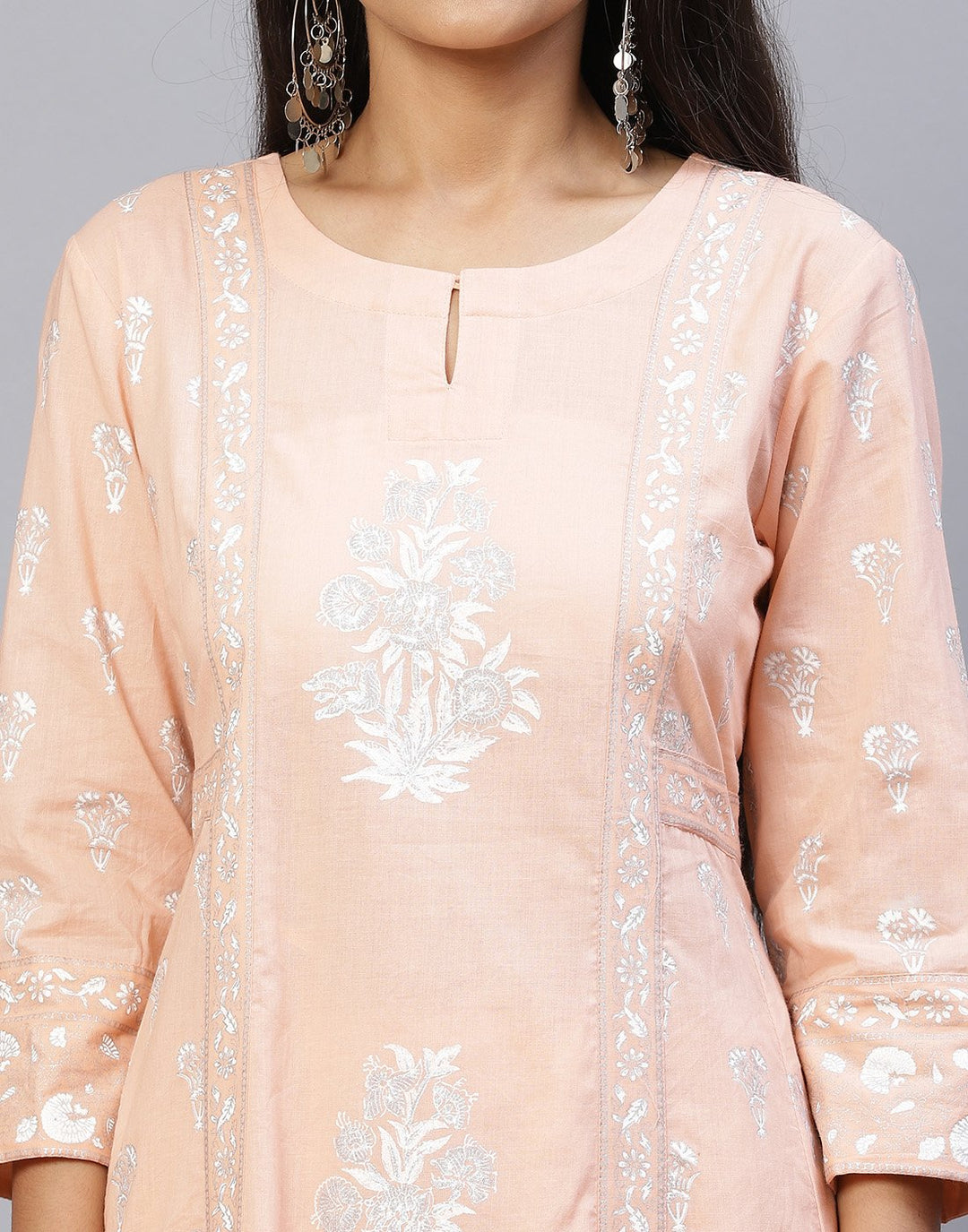 Cotton Printed Kurti Palazzo Set