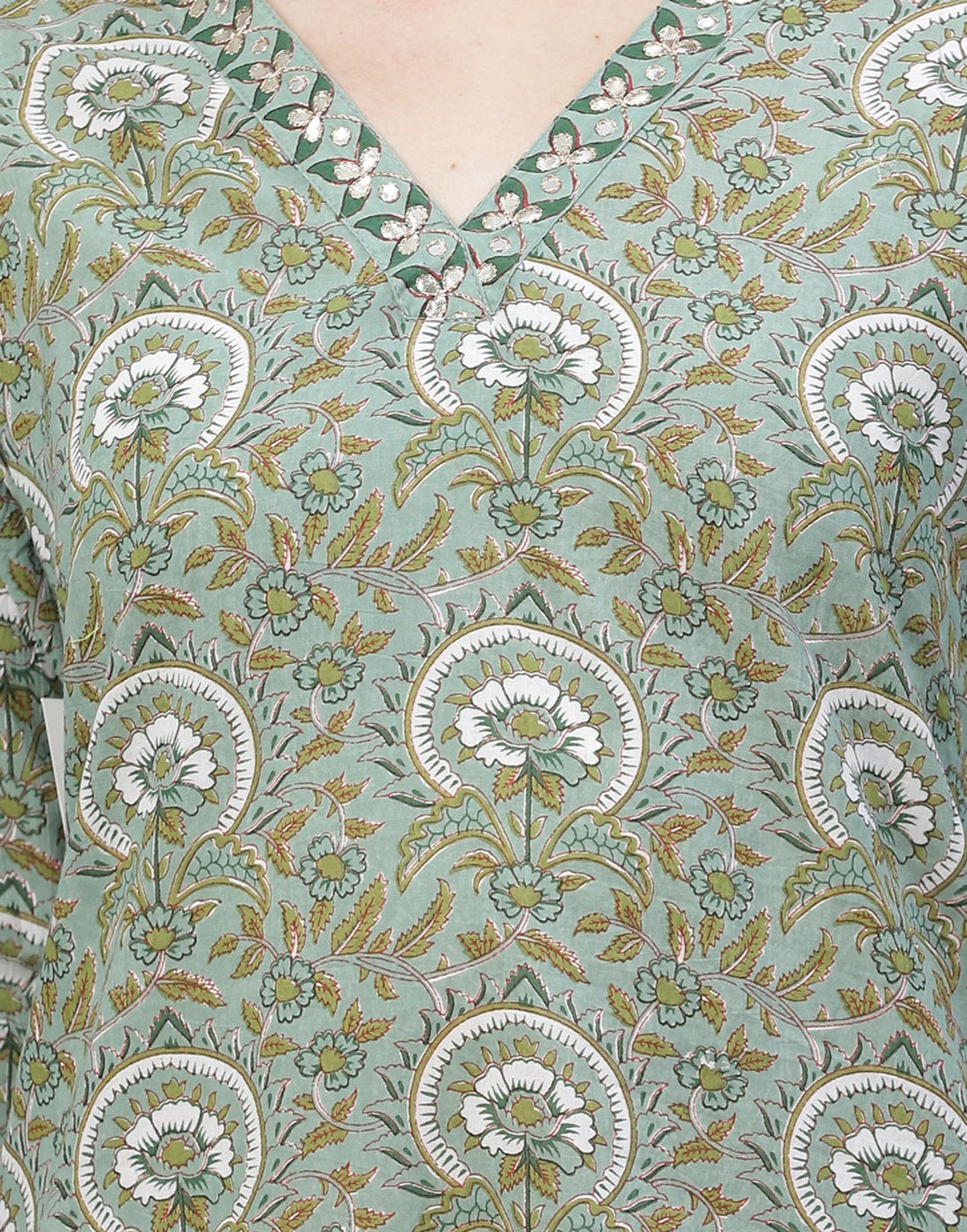 Cotton Printed Kurti with Pant
