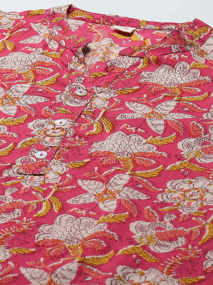 Printed Cotton Short Kurti