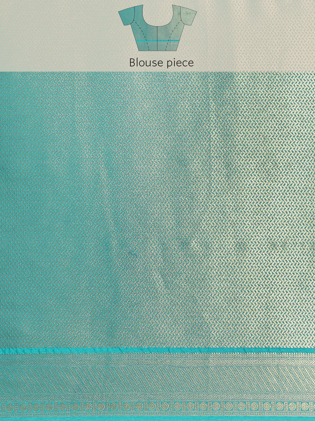 Brocade Zari Booti Art Handloom Woven Saree