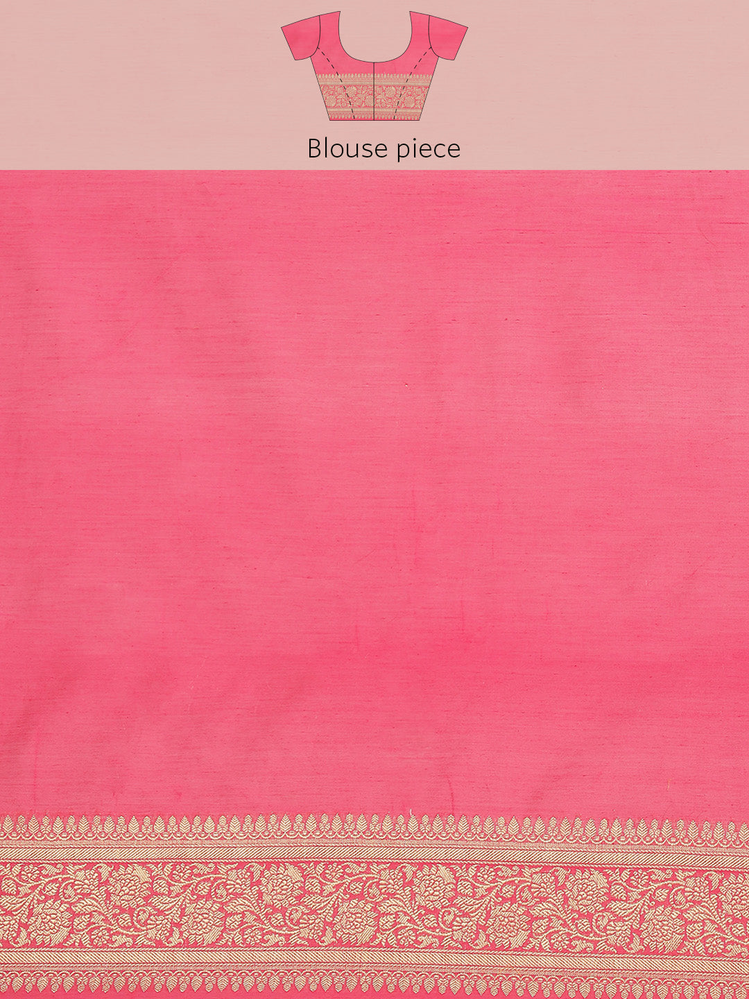 Cotton Saree with Zari Border Booti