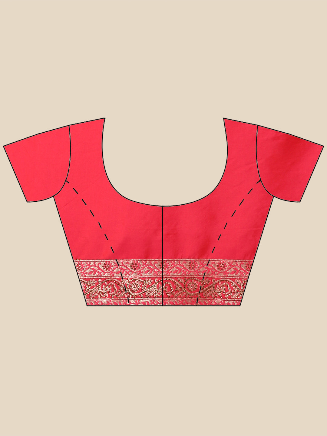 Stone Jaal Woven Banarasi Saree