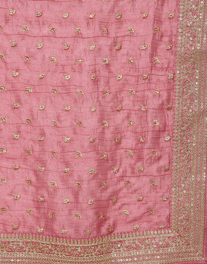 Dupi Silk Saree With Swaroski