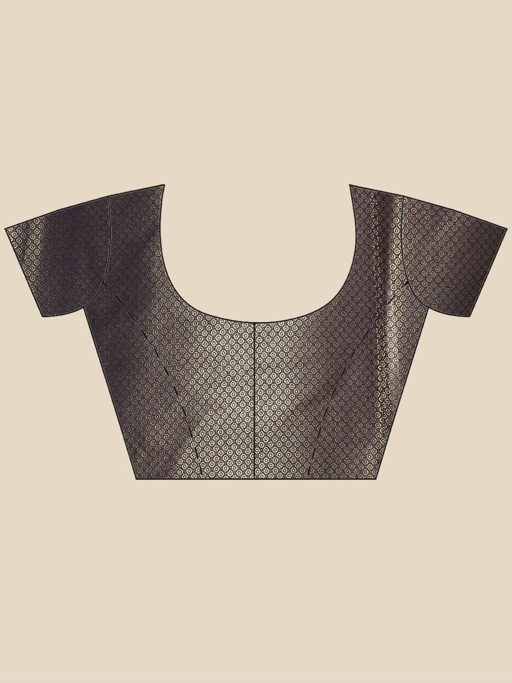Zari Jaal Woven Handloom Saree