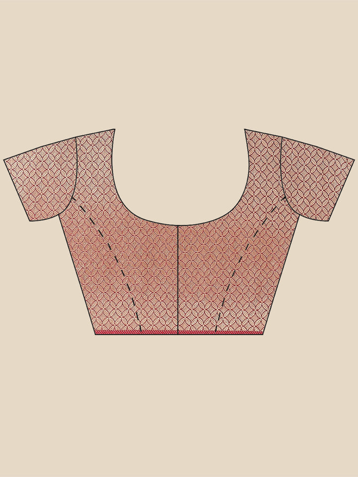 Zari Jaal Woven Banarasi Saree