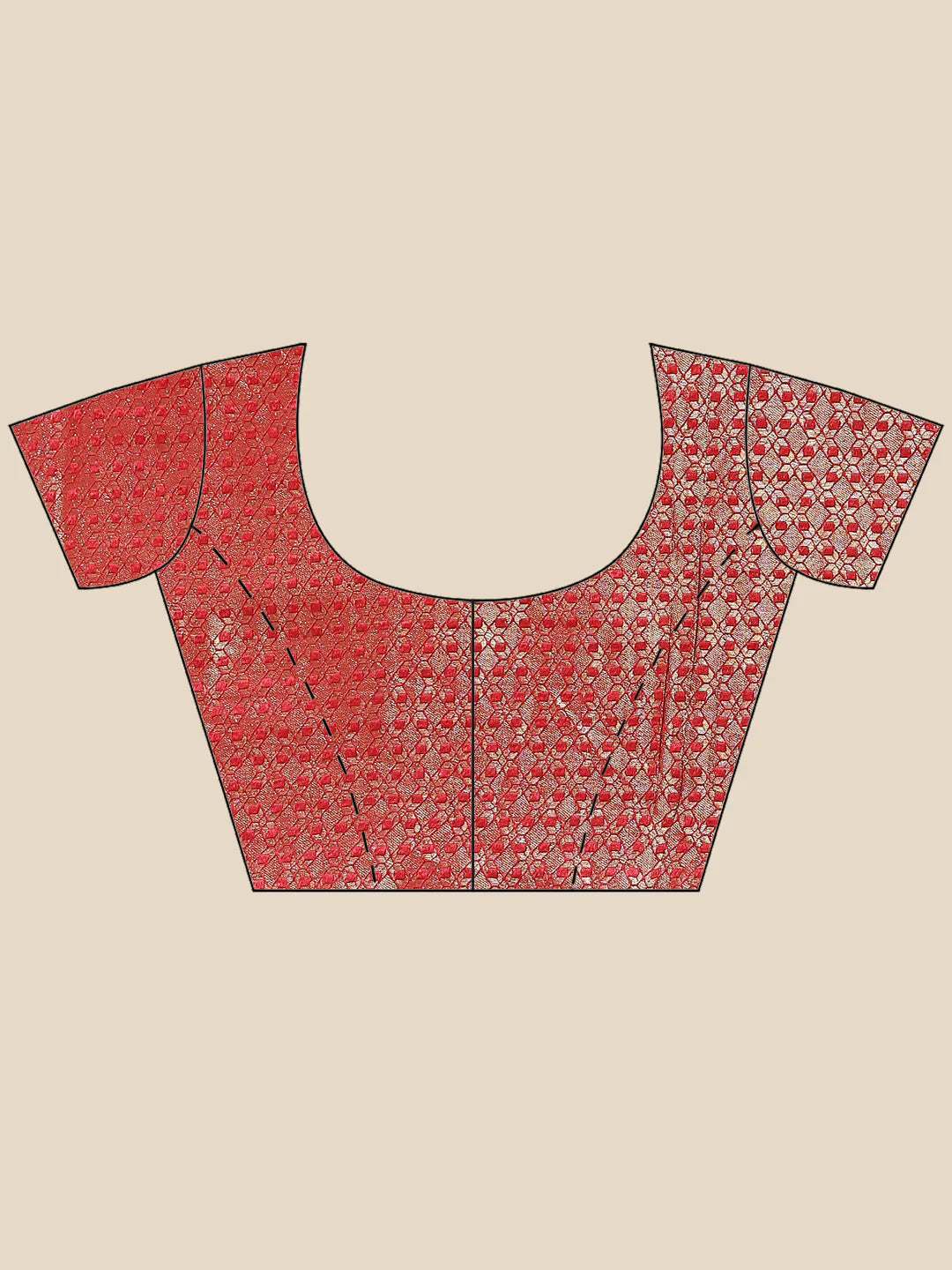 Plain Zari Border  Handloom Woven Saree