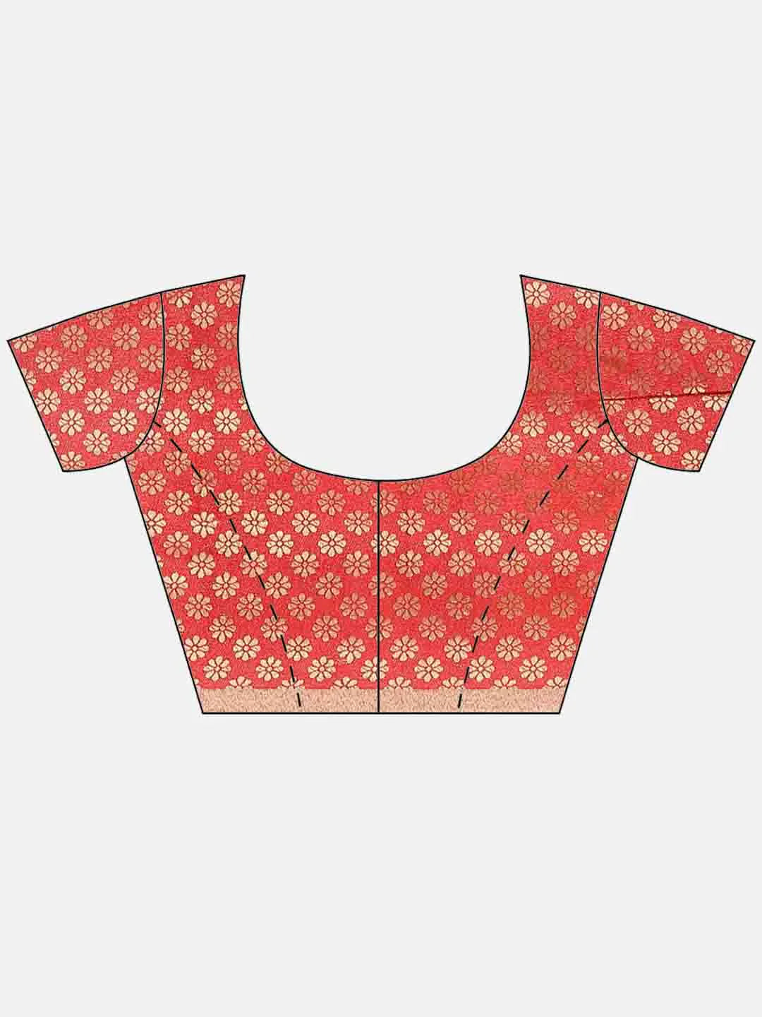 Plain Zari Border Handloom Woven Saree