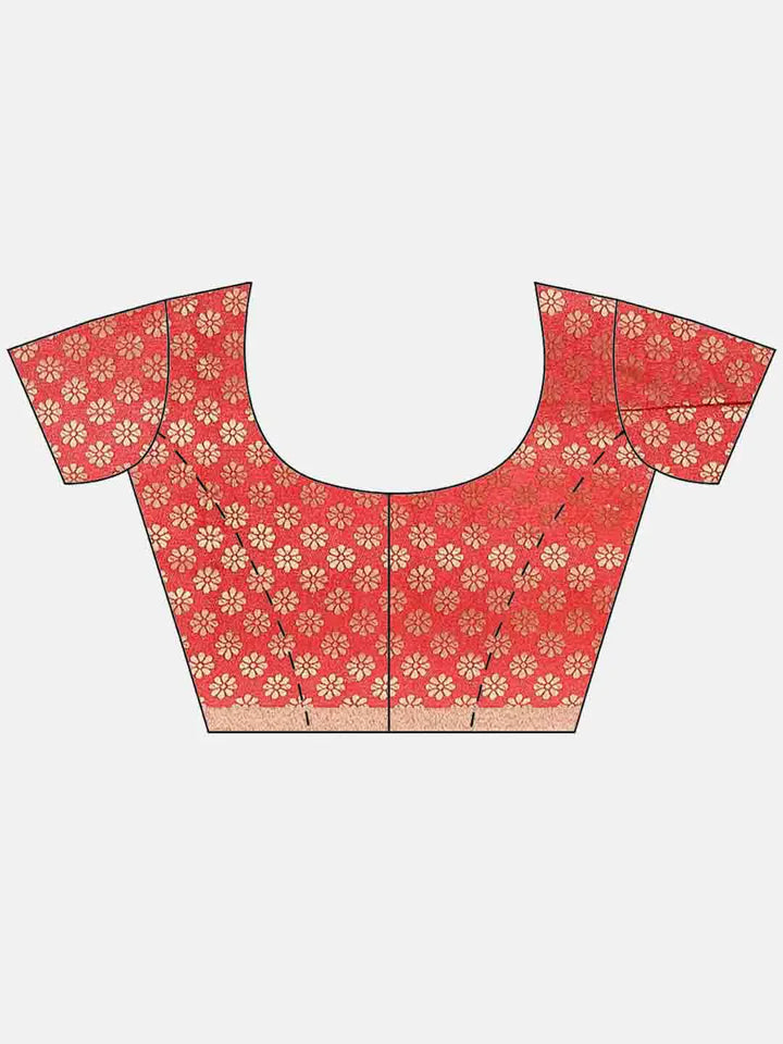 Plain Zari Border Handloom Woven Saree