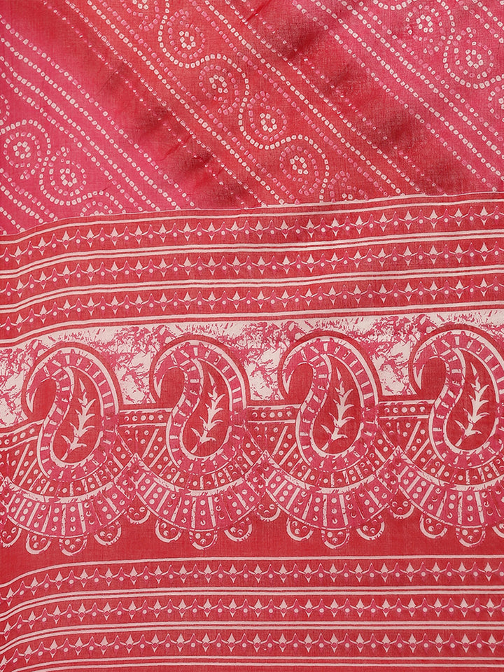 Cotton Printed Kurti With Pant and Dupatta