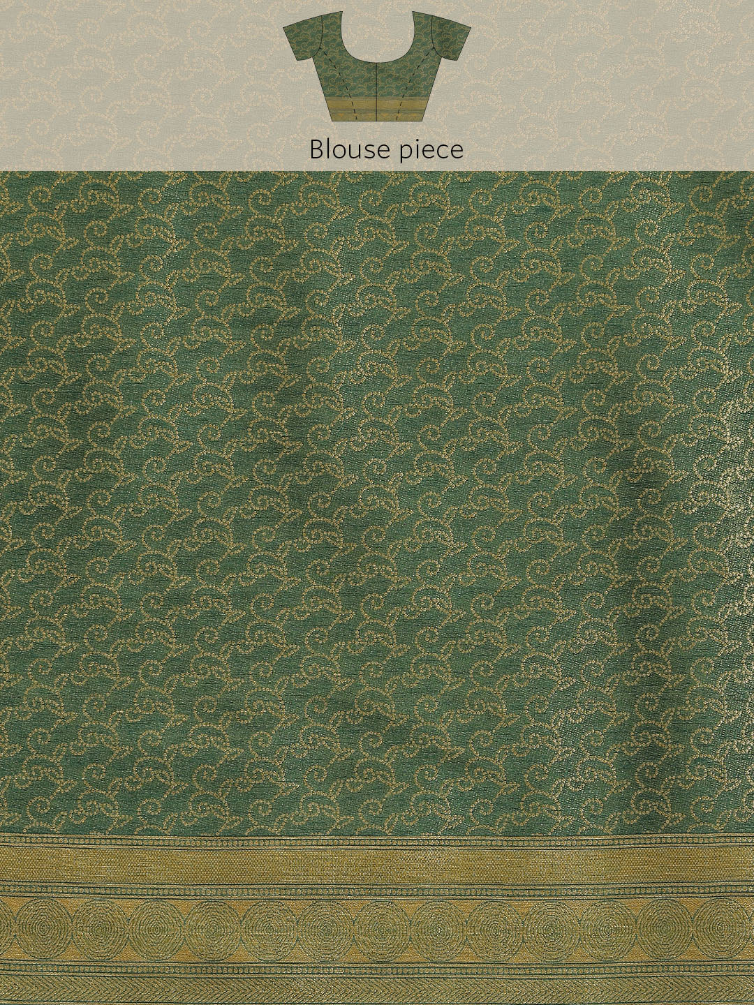 Brocade Zari Jaal Art Handloom Woven Saree