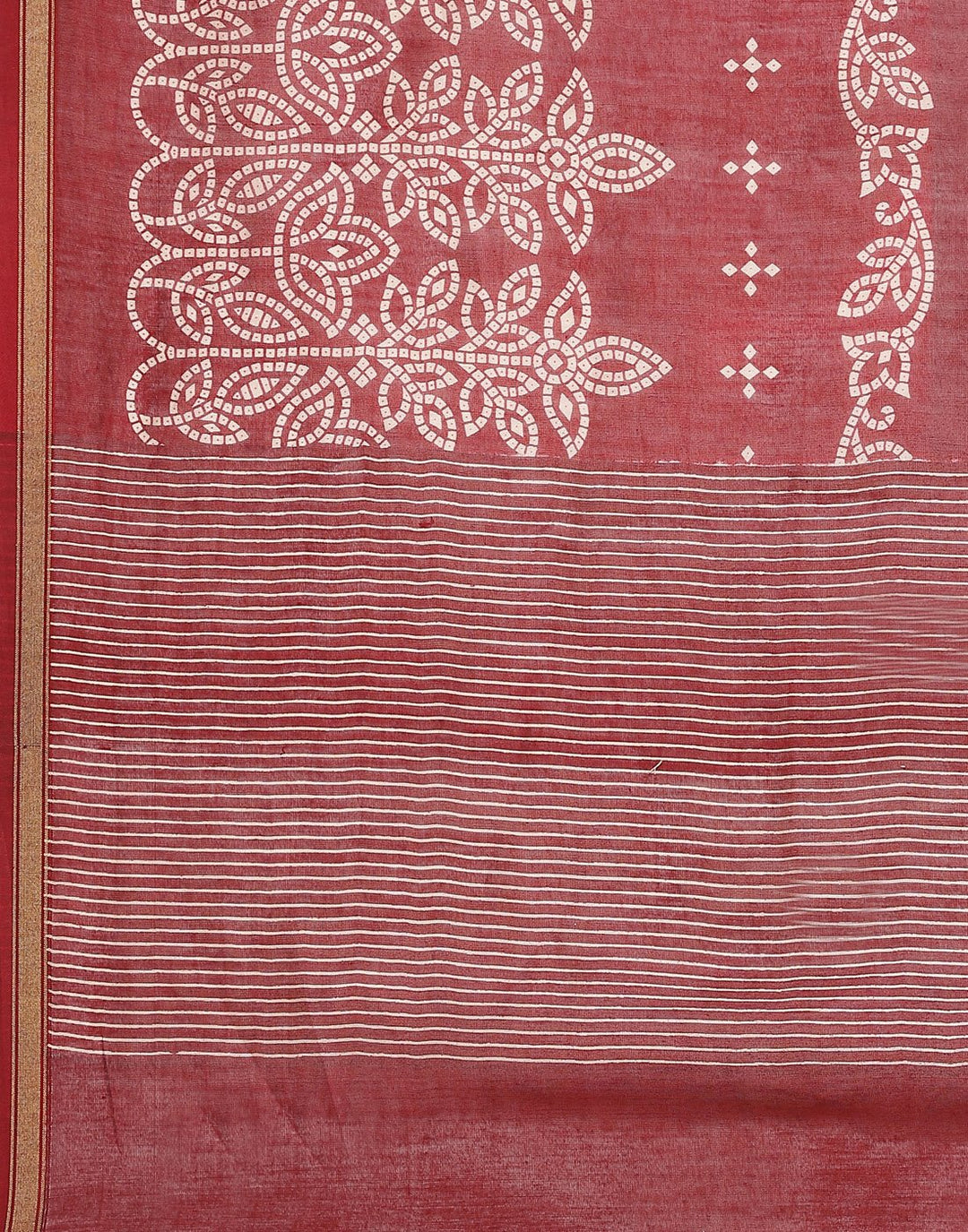 Printed Chanderi Suit Piece