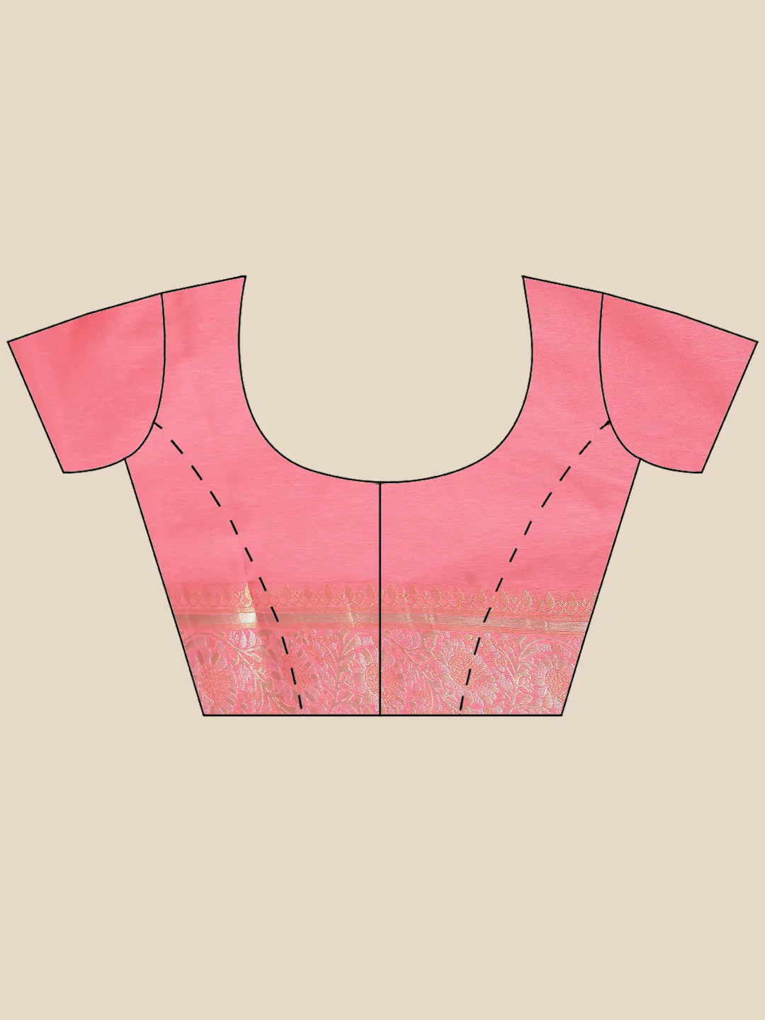Zari Border Art Handloom Woven Saree