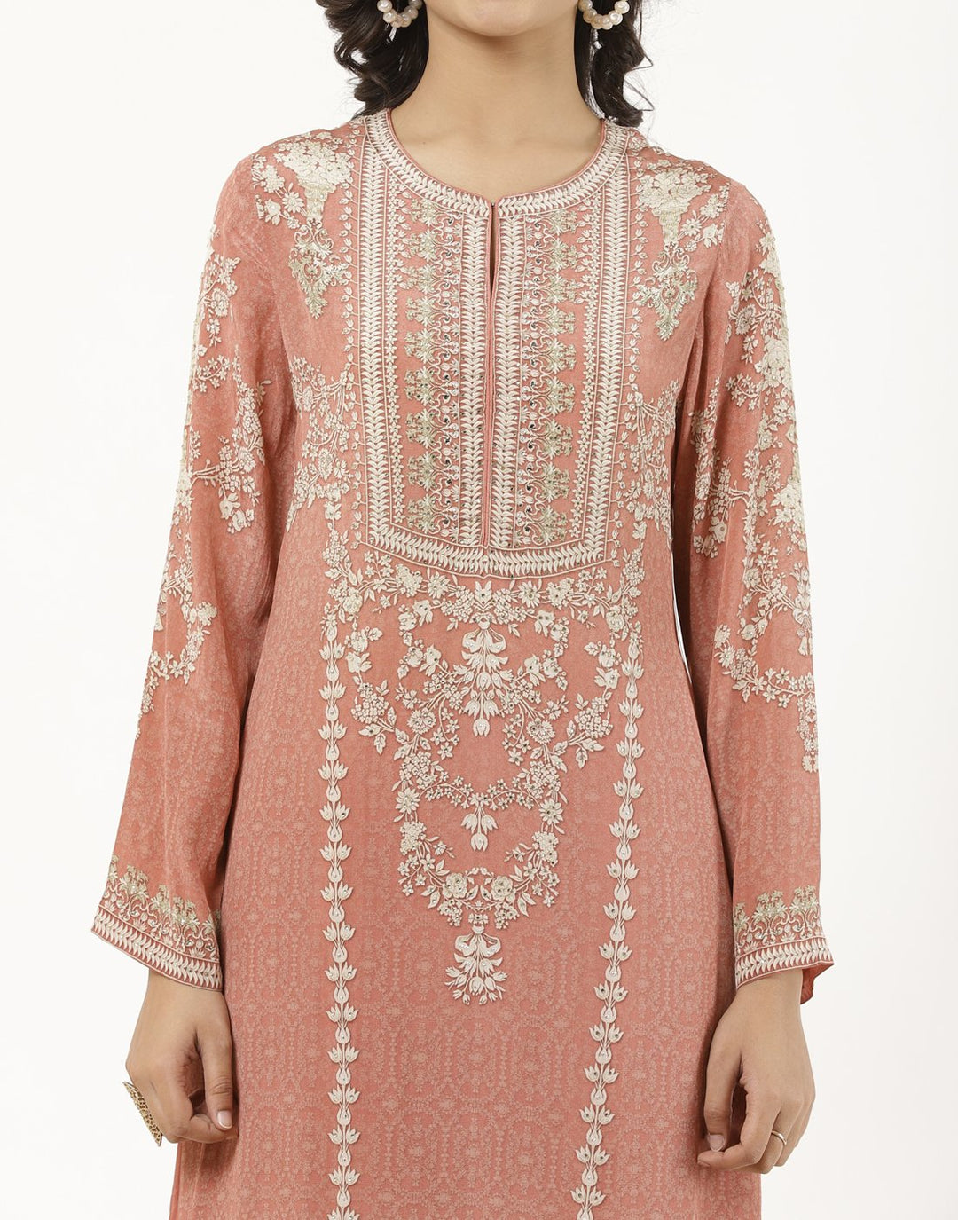 MBZ Meena Bazaar-Mustard Digital Printed Crepe Salwaar Kameez Stitched Suit
