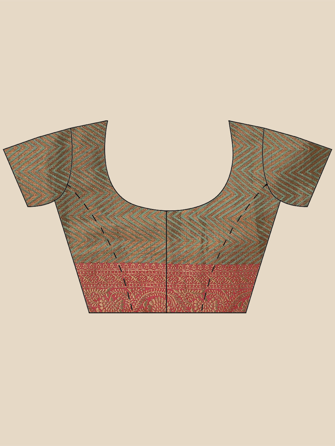 Zari Jaal Handloom Woven Saree