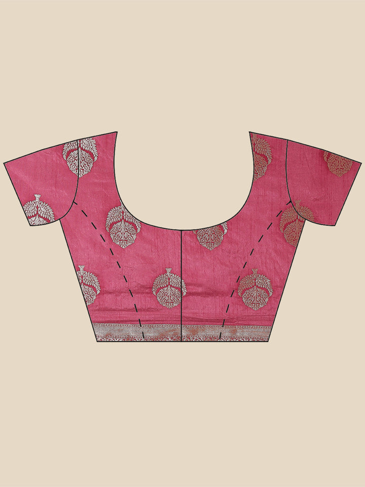Zari Booti Woven Handloom Saree