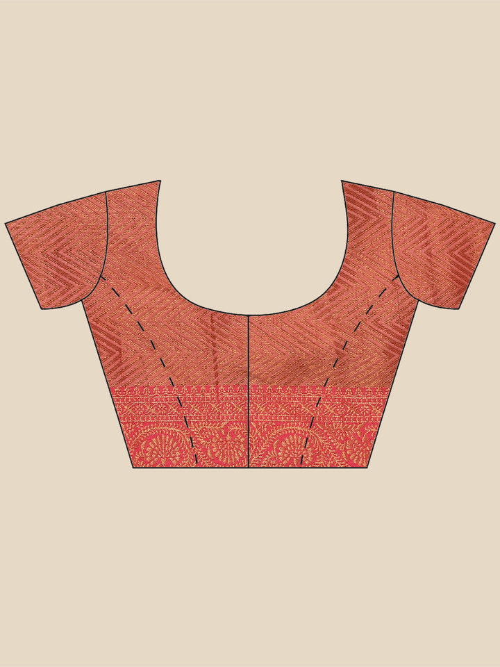 Zari Jaal Handloom Woven Saree