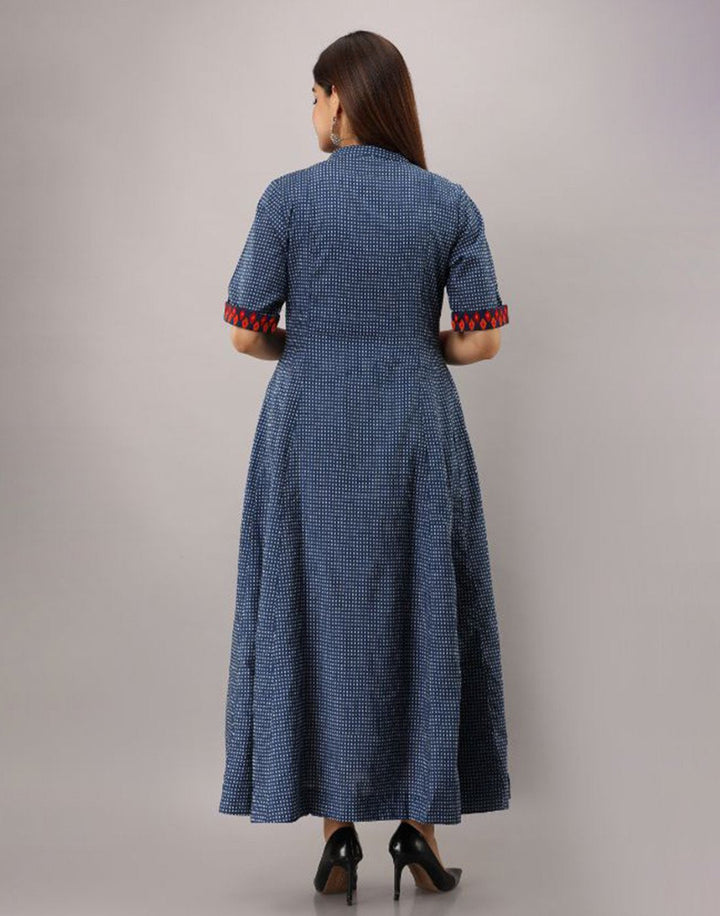 Printed Cotton Anarkali Kurti