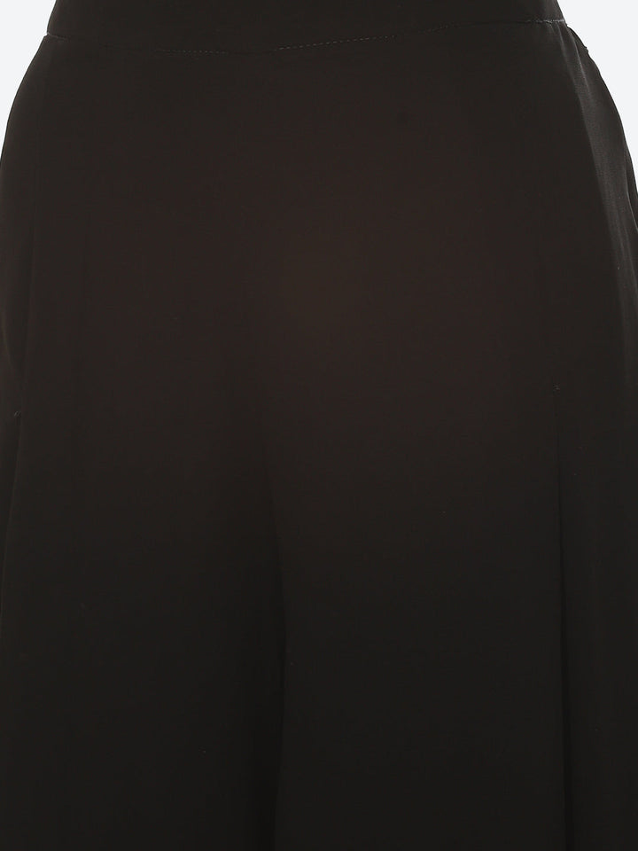 Resham Booti Georgette Kurta With Palazzo &amp; Dupatta