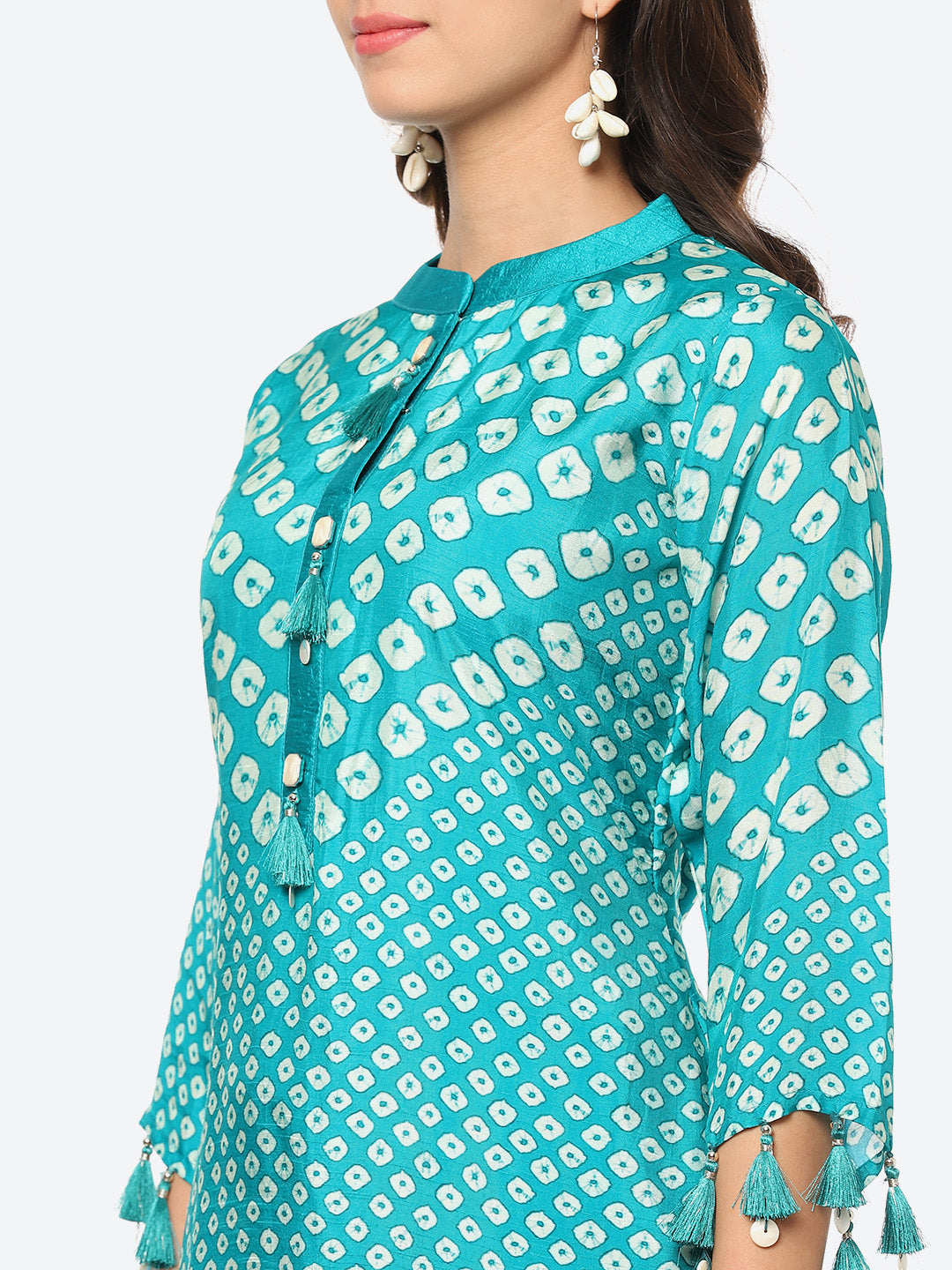 Printed Cotton Kurta With Pant