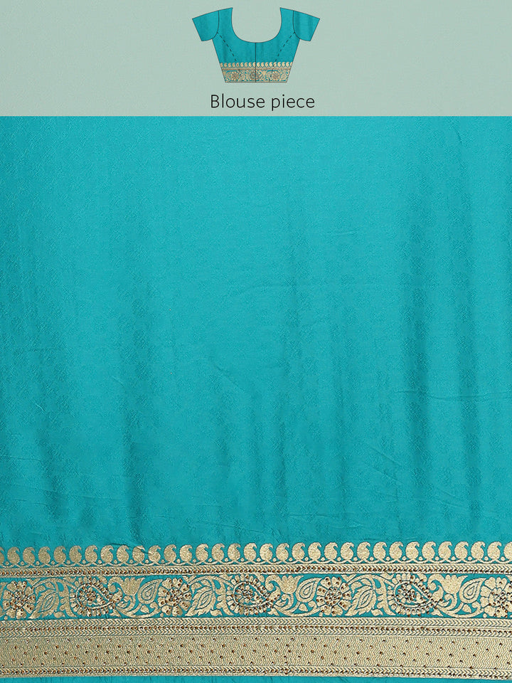 Stone Jaal Banarasi Saree