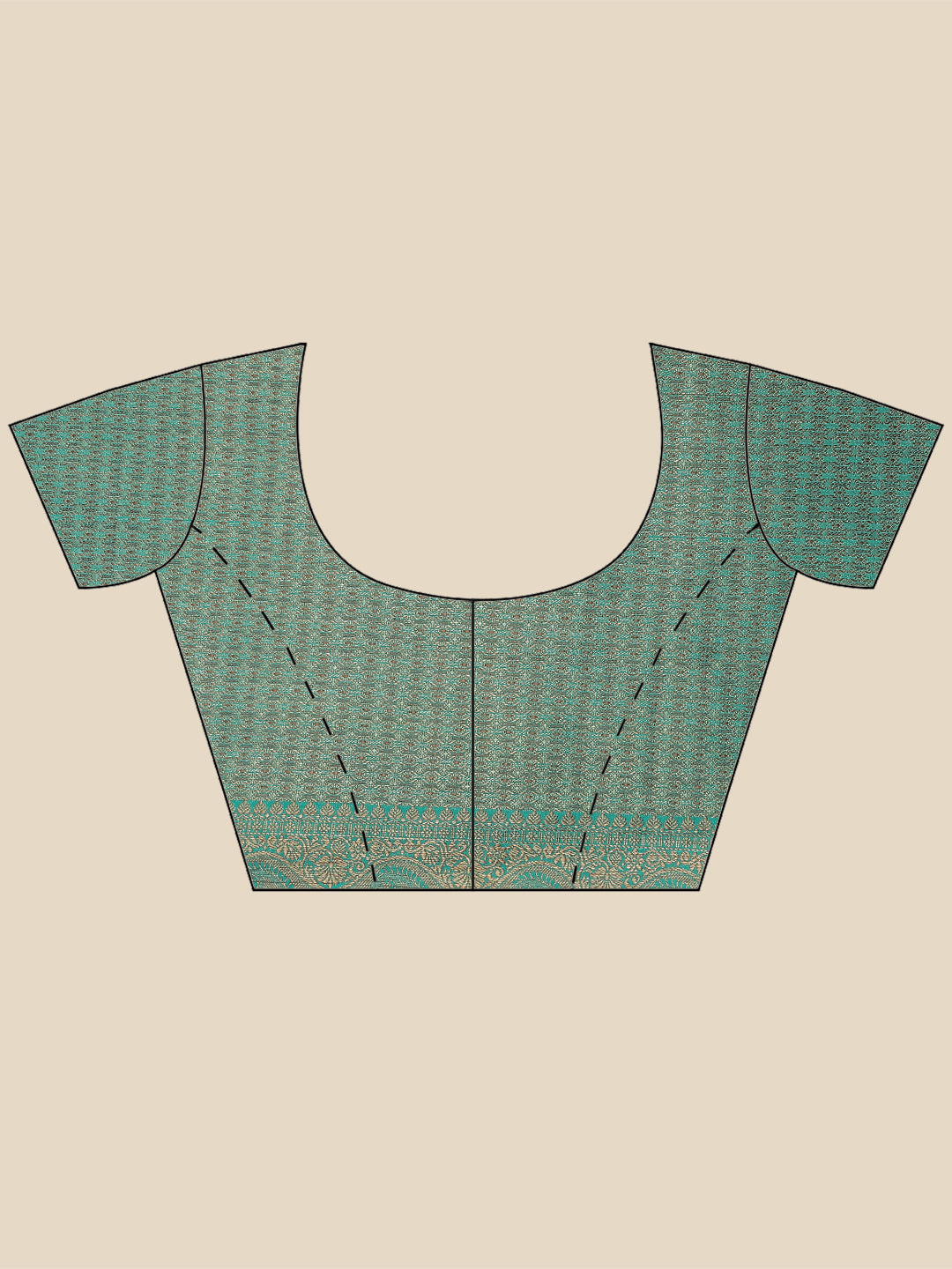 Leheriya Pattern Woven Handloom Saree