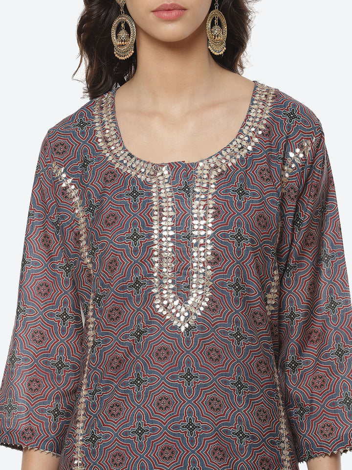 Cotton Printed Salwaar Kameez
