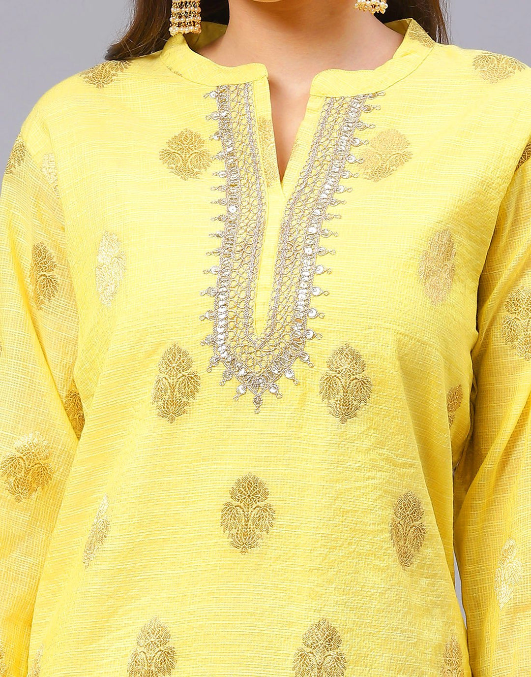 Straight Cotton Printed Salwar Kameez Stitched Suit